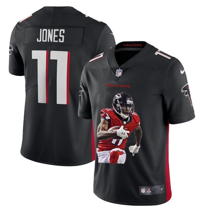 Atlanta Falcons Julio Jones 11 Nfl Portrait Brandedition Black Jersey