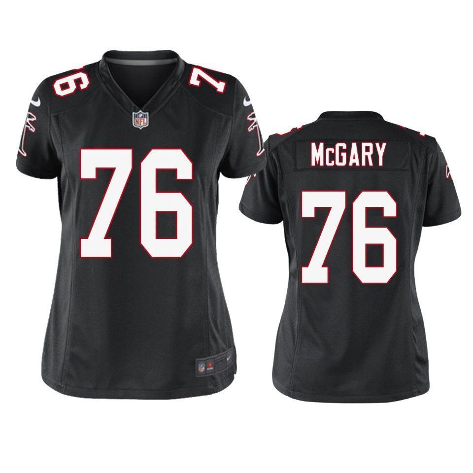 Atlanta Falcons Kaleb Mcgary 2019 Nfl Draft Black Alternate Game Womens Jersey