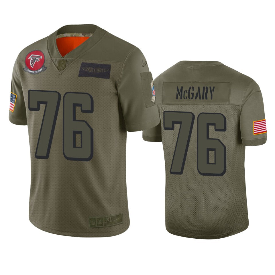 Atlanta Falcons Kaleb Mcgary Camo 2019 Salute To Service Limited Jersey