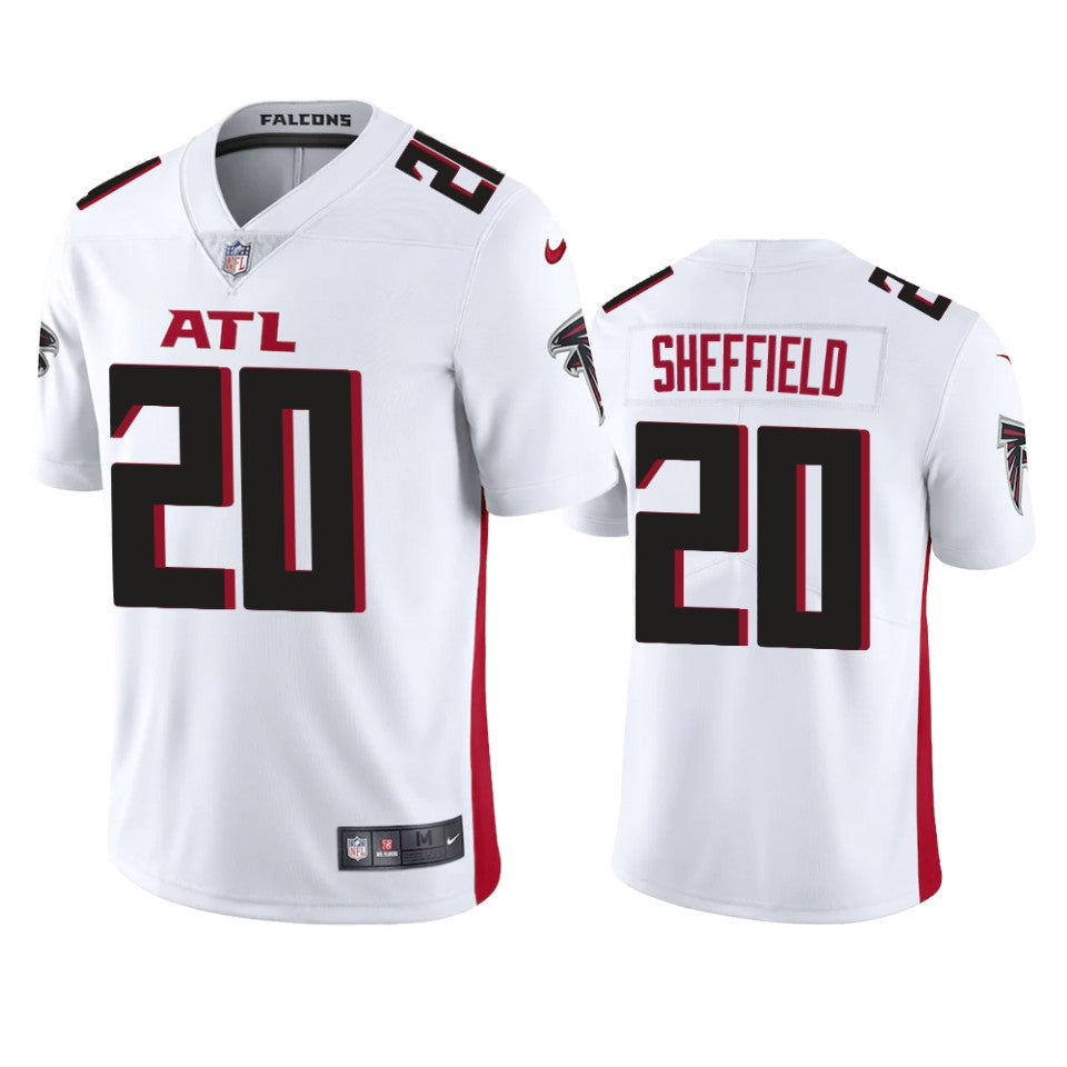 Atlanta Falcons Kendall Sheffield White 2020 Vapor Limited Jersey Mens