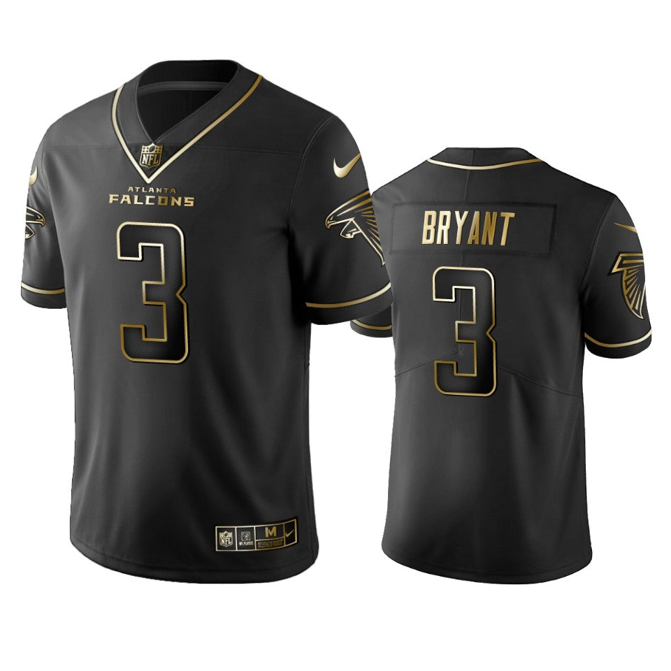 Atlanta Falcons Matt Bryant Black Golden Edition 2019 Vapor Untouchable Limited Jersey Mens