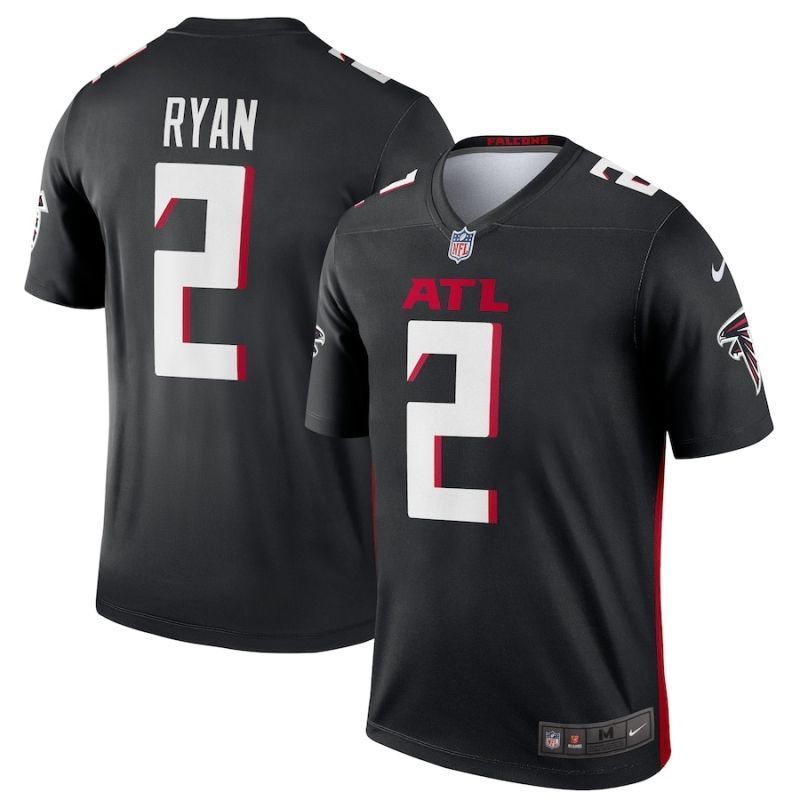 Atlanta Falcons Matt Ryan 2 Nfl 2020 Black Jersey