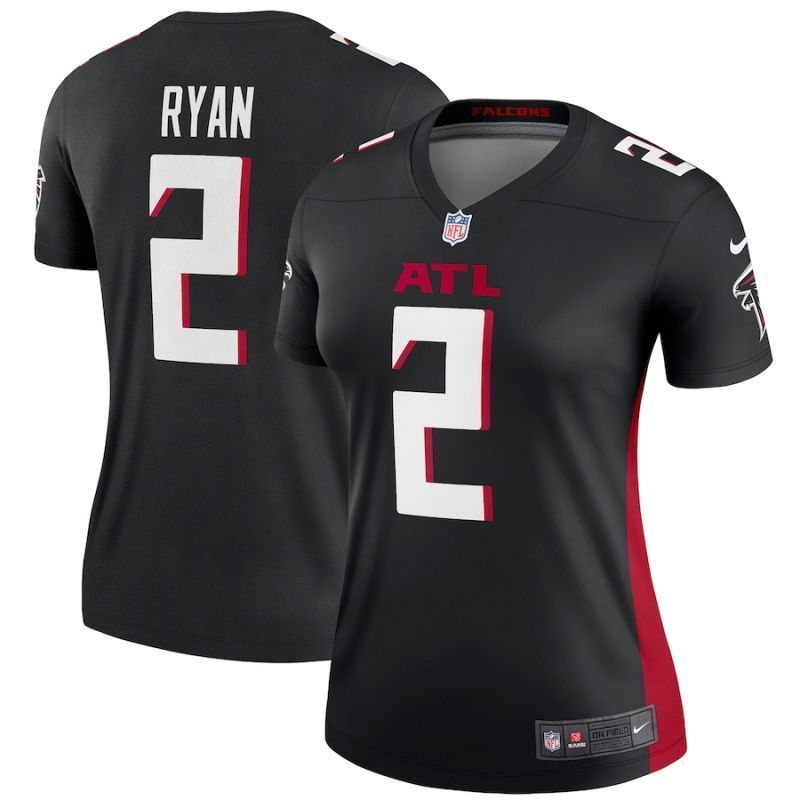 Atlanta Falcons Matt Ryan 2 Nfl 2020 Black Womens Jersey