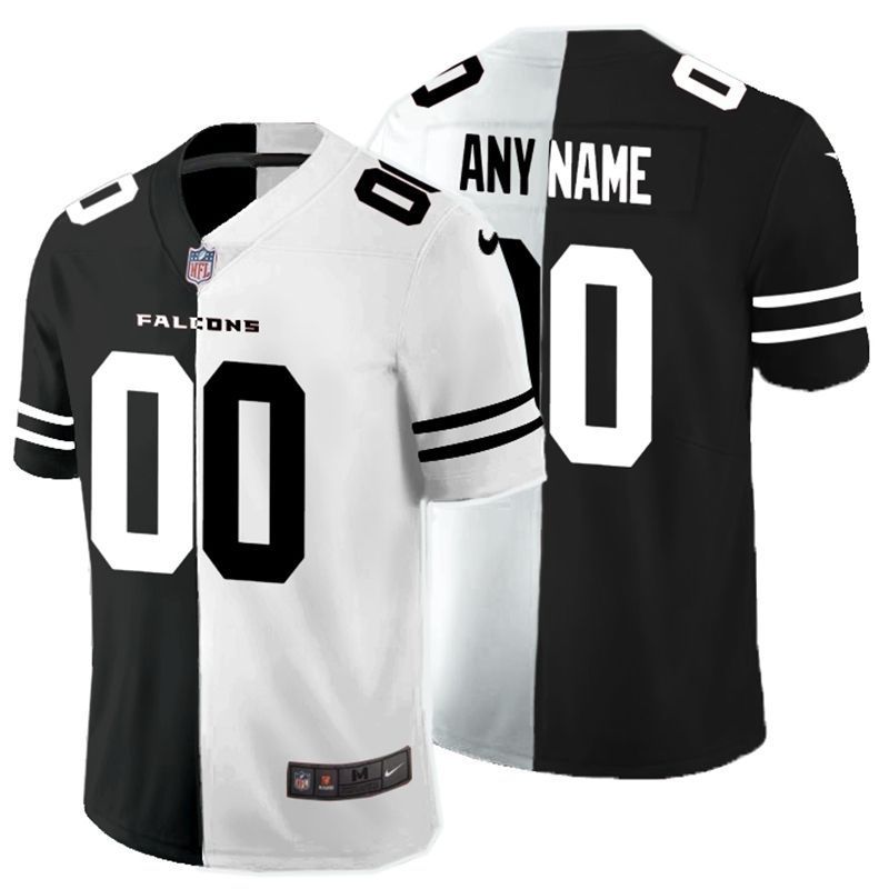 Atlanta Falcons Nfl 2020 Personalized Custom Black And White Custom Jersey