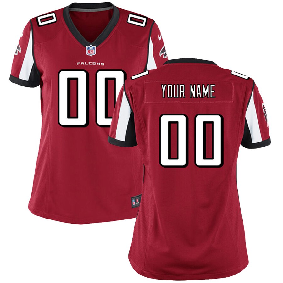Atlanta Falcons Nike Womens Custom Game Jersey Red