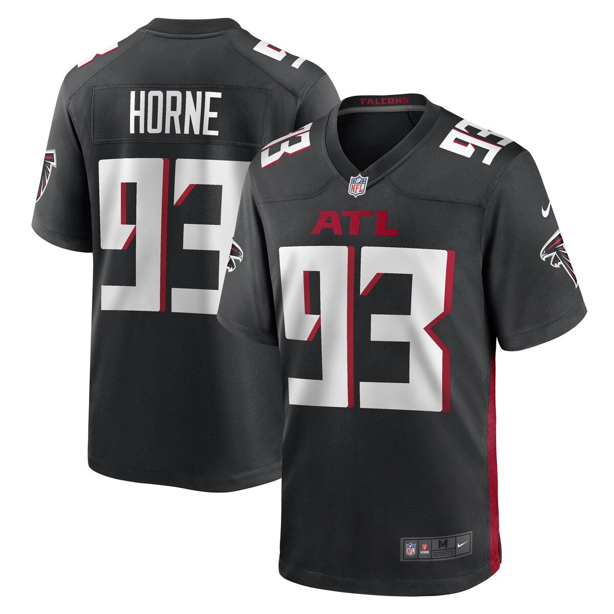 Atlanta Falcons Timmy Horne Nike Game Player Jersey Black