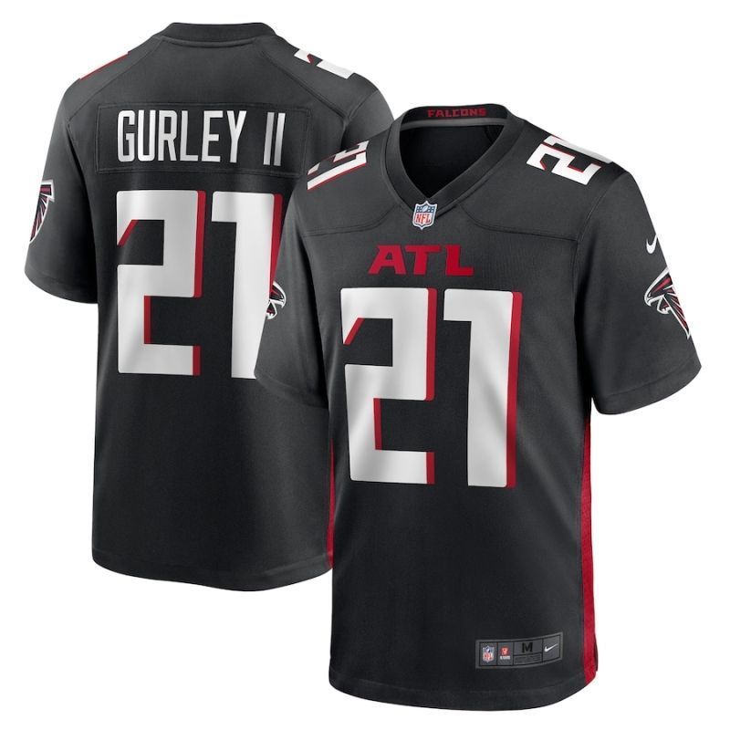 Atlanta Falcons Todd Gurley Ii 21 2020 Nfl Black Jersey Jersey