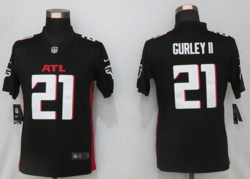 Atlanta Falcons Todd Gurley Ii 21 Nfl 2020 Black Jersey