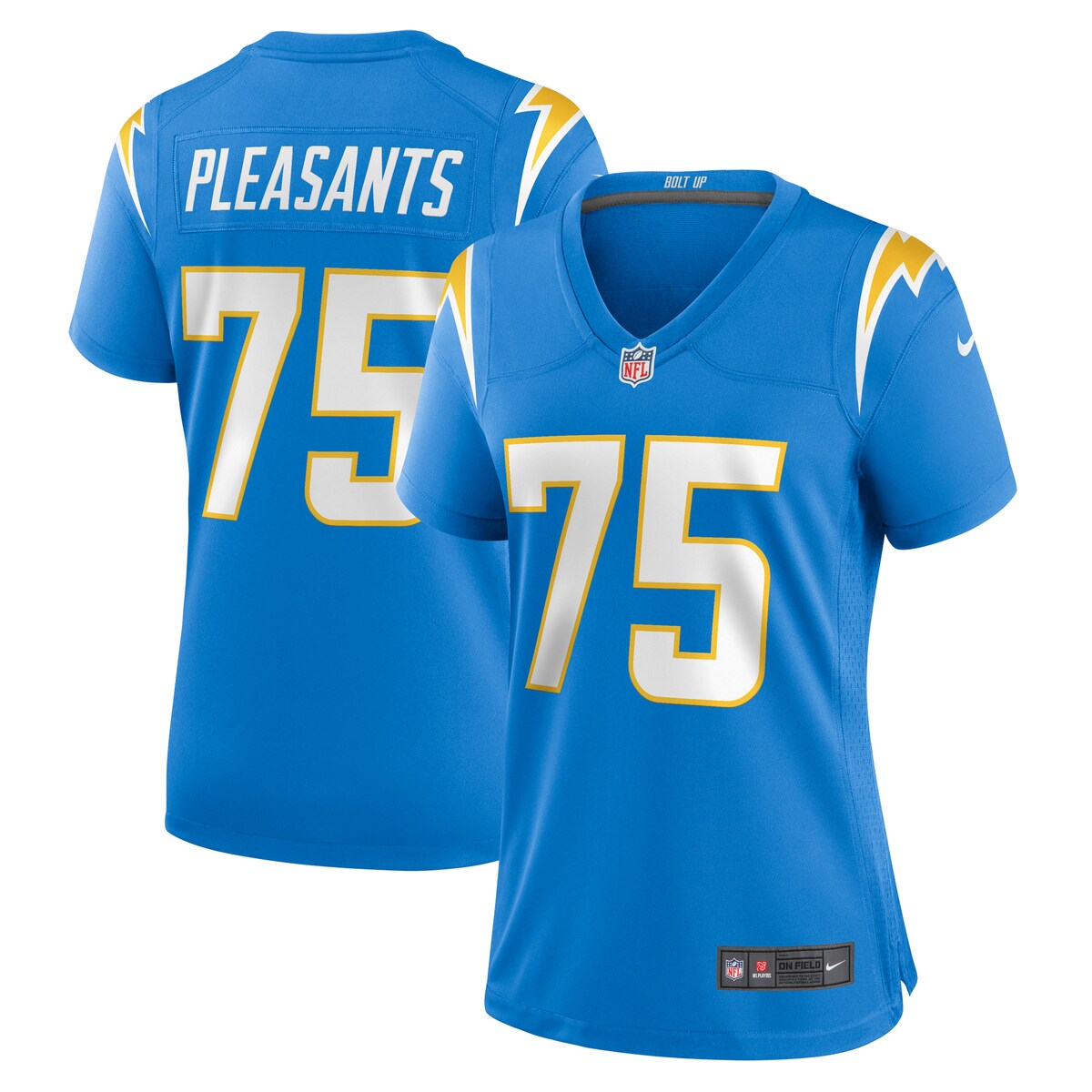 Austen Pleasants Los Angeles Chargers Nike Womens Home Game Player Jersey Powder Blue