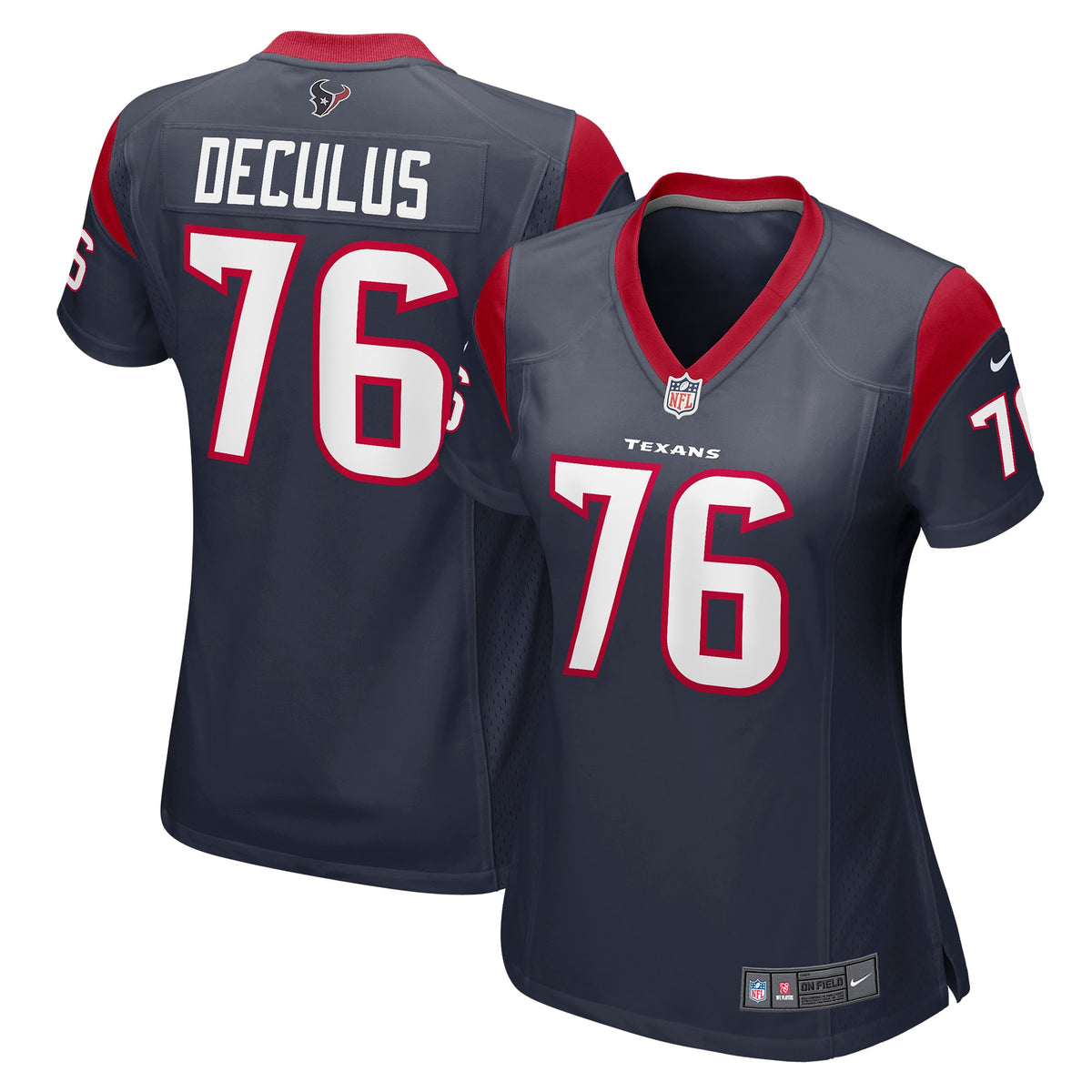 Austin Deculus Houston Texans Nike Womens Game Player Jersey Navy