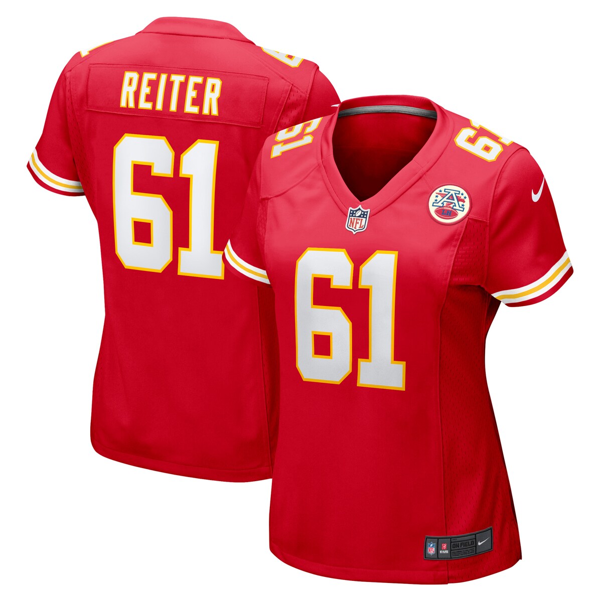 Austin Reiter Kansas City Chiefs Nike Womens Game Player Jersey Red