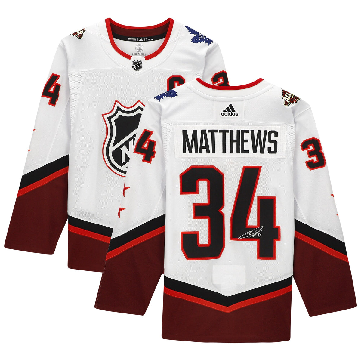 Auston Matthews Toronto Maple Leafs Autographed 2022 Nhl All star Game Jersey White