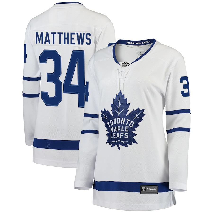 Auston Matthews Toronto Maple Leafs Fanatics Branded Womens Home Breakaway Player Jersey White