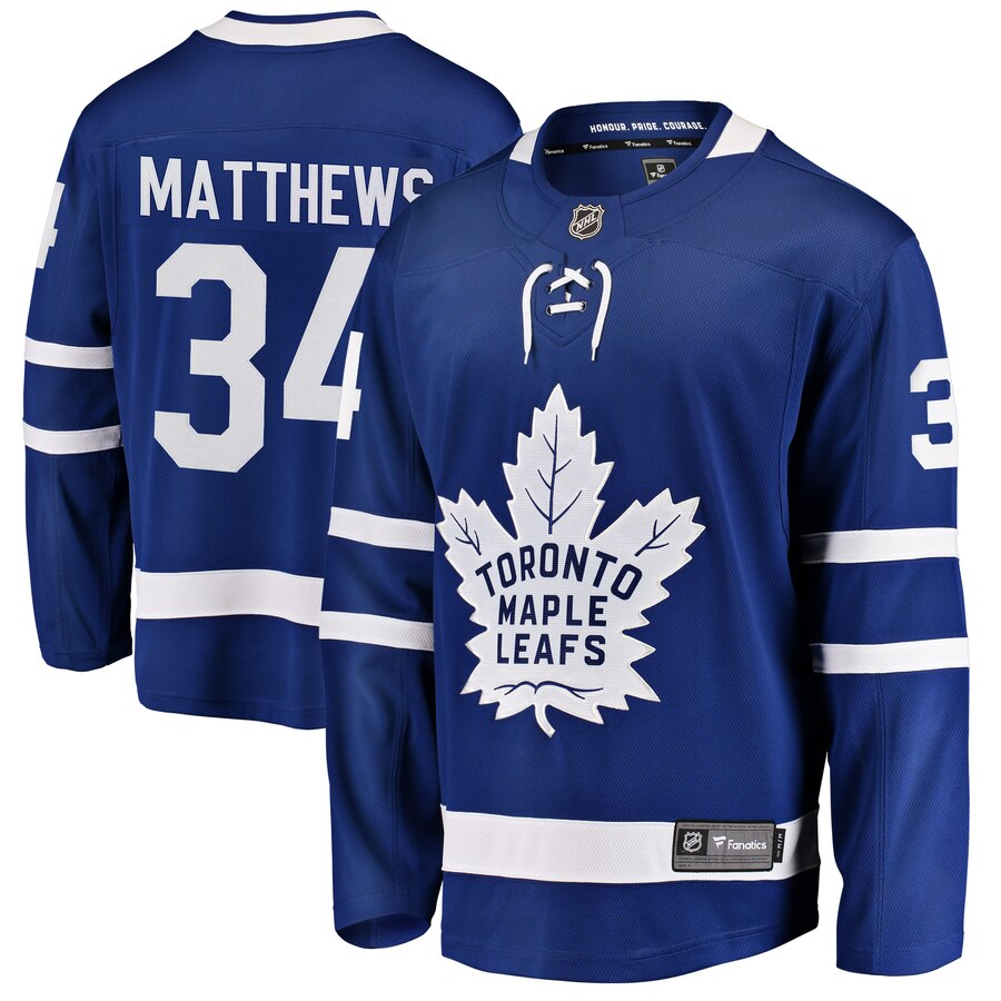Auston Matthews Toronto Maple Leafs Fanatics Branded Youth Home Breakaway Player Jersey Blue