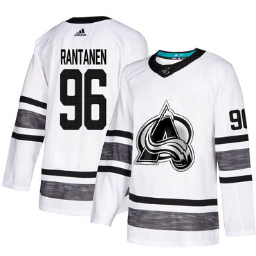 Avalanche 96 Mikko Rantanen White Authentic 2019 All star Stitched Hockey Jersey