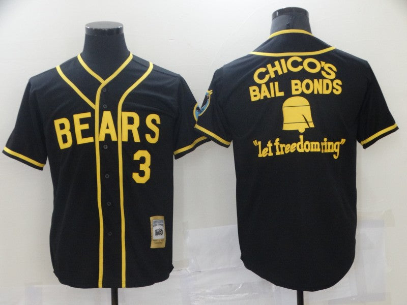 Bad News Bears Jersey Movie 1976 Chico's Bail Bonds 3 Kelly Leak Movie Baseball