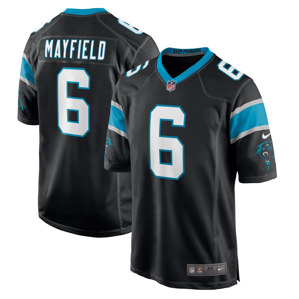 Baker Mayfield Carolina Panthers Nike Home Player Game Jersey Black