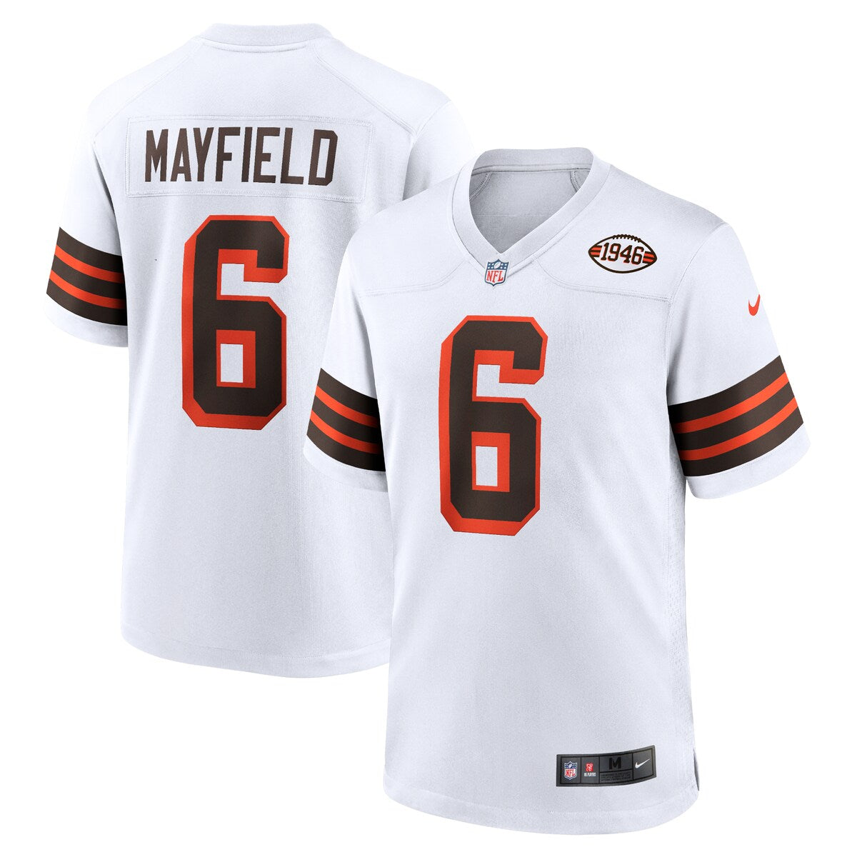 Baker Mayfield Cleveland Browns Nike 1946 Collection Alternate Game Jersey White