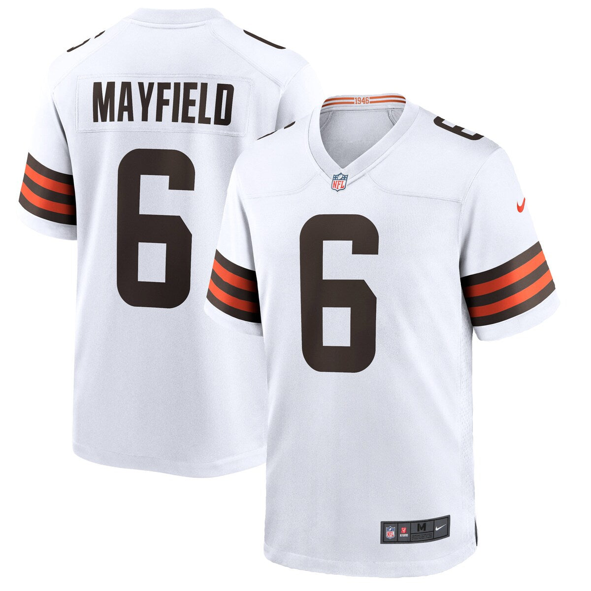 Baker Mayfield Cleveland Browns Nike Player Game Jersey White