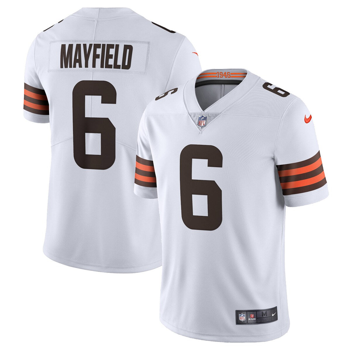 Baker Mayfield Cleveland Browns Nike Vapor Limited Jersey White