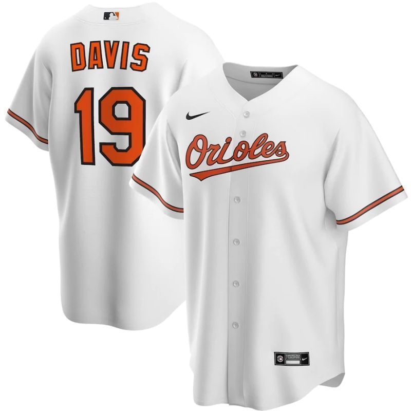 Baltimore Orioles Chris Davis 19 2020 Mlb White Jersey