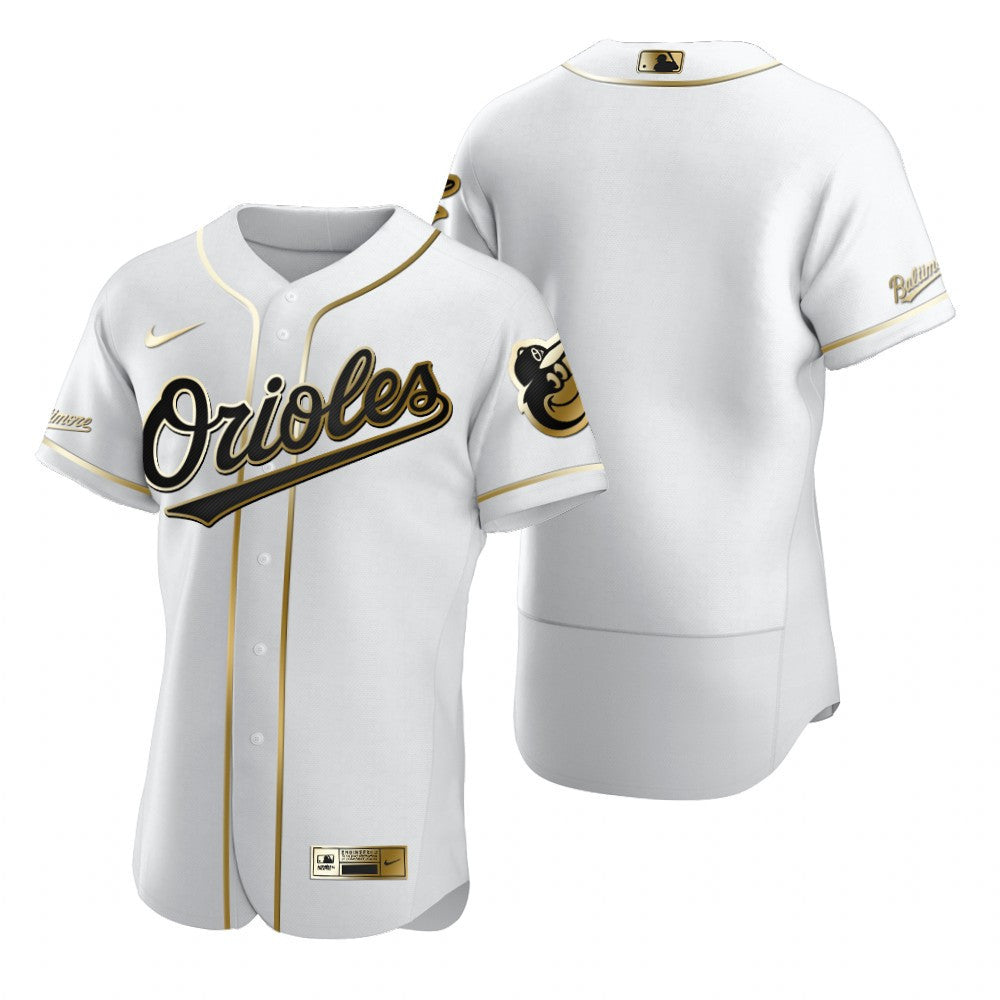 Baltimore Orioles Mlb Golden Brandedition White Jersey Gift For Orioles Fans