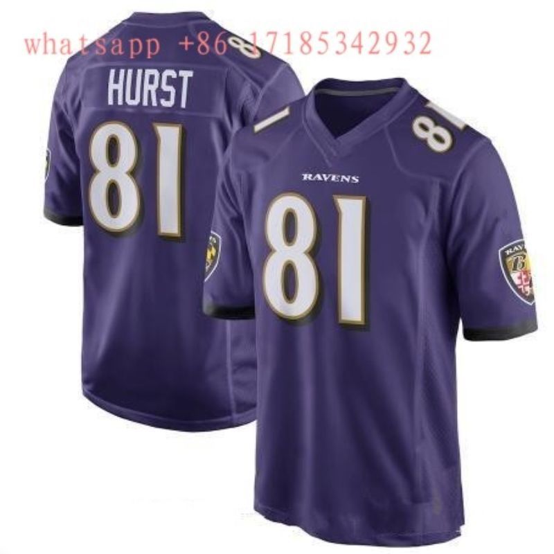 Baltimore Ravens Hayden Hurst 81 2020 Nfl Purple Jersey Jersey