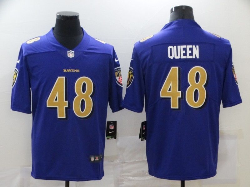Baltimore Ravens Patrick Queen 48 2020 Nfl Blue Jersey Jersey