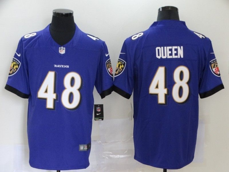 Baltimore Ravens Patrick Queen 48 Nfl 2020 Cobalt Jersey