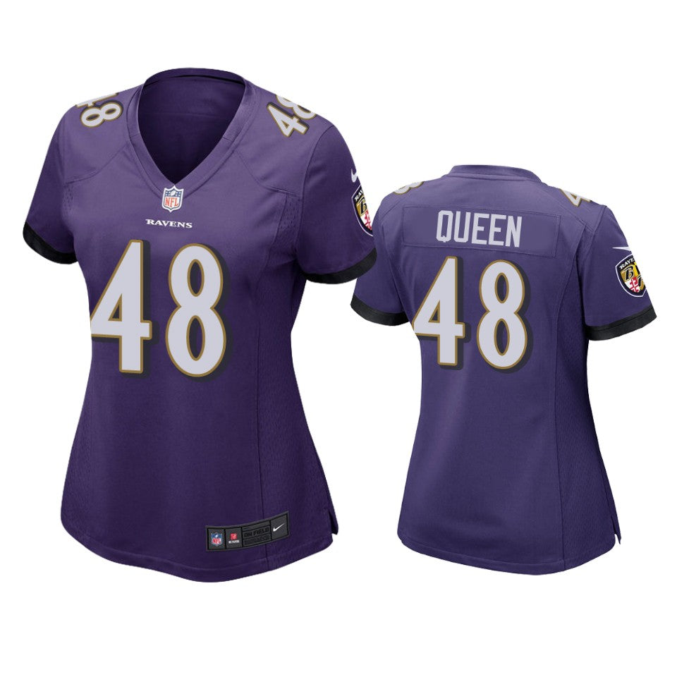 Baltimore Ravens Patrick Queen Purple 2020 Nfl Draft Game Jersey