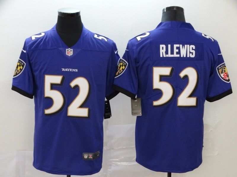 Baltimore Ravens Ray Lewis 52 Nfl 2020 Indigo Jersey