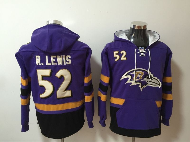 Baltimore Ravens Ray Lewis 52 Nfl 2020 Purple Jersey