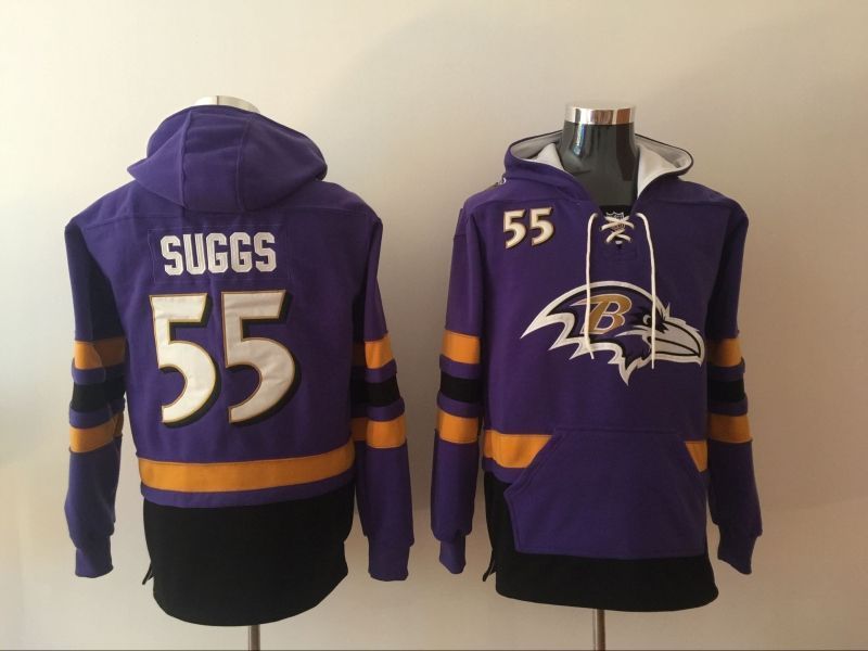 Baltimore Ravens Terrell Suggs 55 Nfl 2020 Purple Jersey
