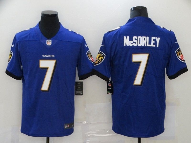 Baltimore Ravens Trace Mcsorley 7 2020 Nfl Blue Jersey Jersey