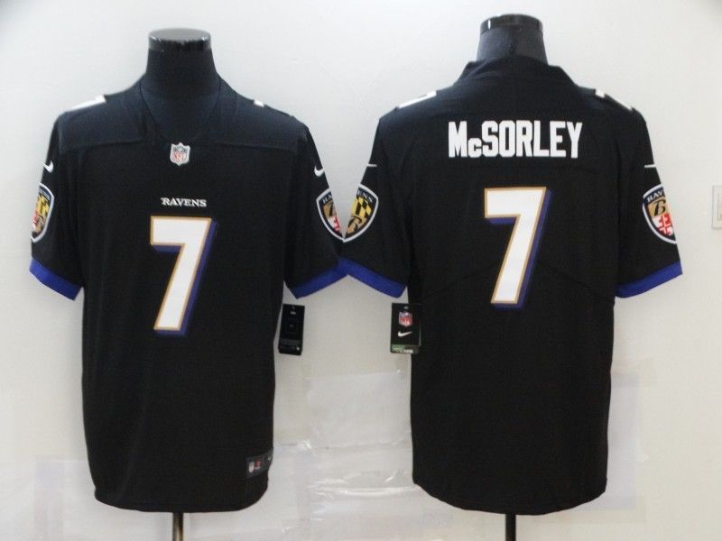 Baltimore Ravens Trace Mcsorley 7 Nfl 2020 Black Jersey