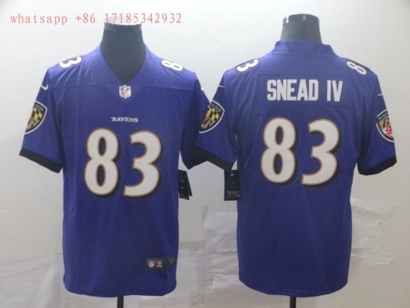 Baltimore Ravens Willie Snead 83 2020 Nfl Blue Jersey Jersey