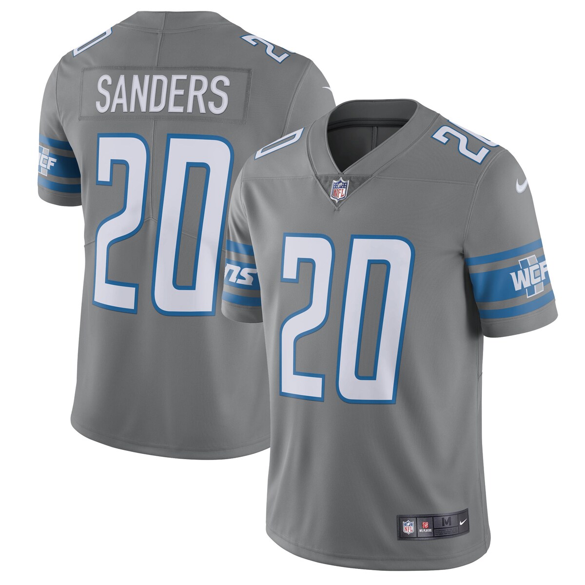 Barry Sanders Detroit Lions Nike Retired Player Vapor Limited Jersey Silver