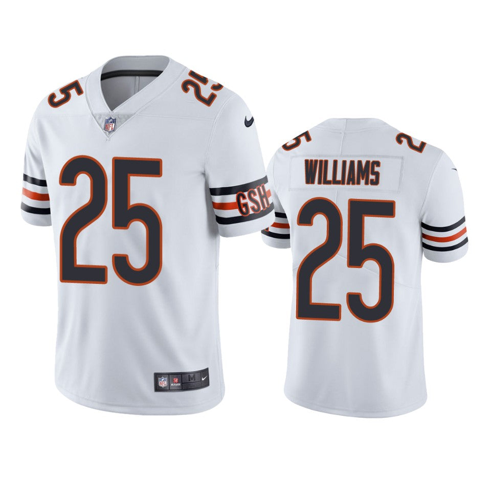 Bears Damien Williams Vapor Limited White Jersey