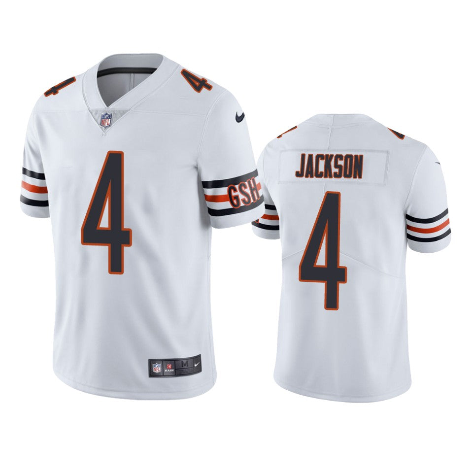 Bears Eddie Jackson Vapor Limited White Jersey
