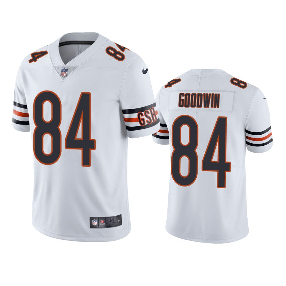 Bears Marquise Goodwin Vapor Limited White Jersey
