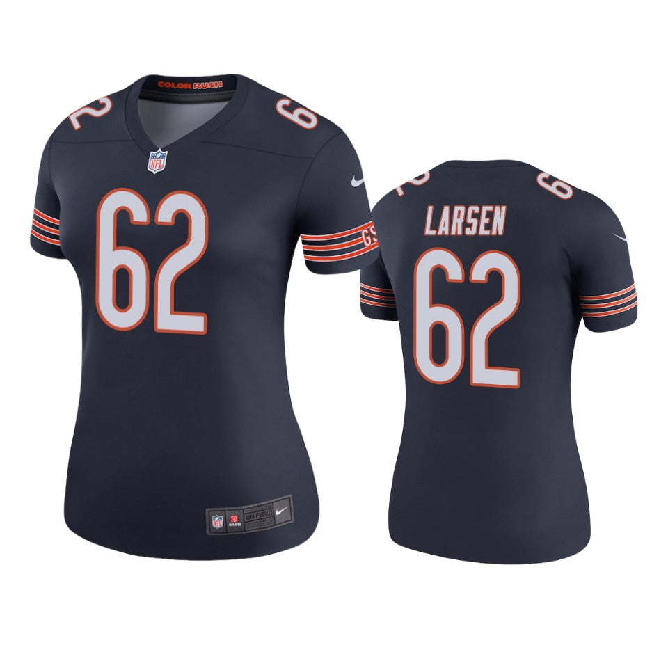 Bears Ted Larsen Navy Color Rush Legend Jersey