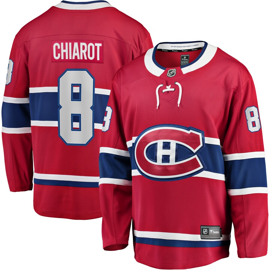 Ben Chiarot Montreal Canadiens Fanatics Branded Home Breakaway Player Jersey Red