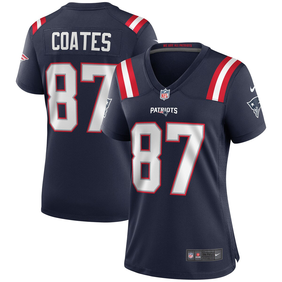 Ben Coates New England Patriots Nike Womens Game Retired Player Jersey Navy