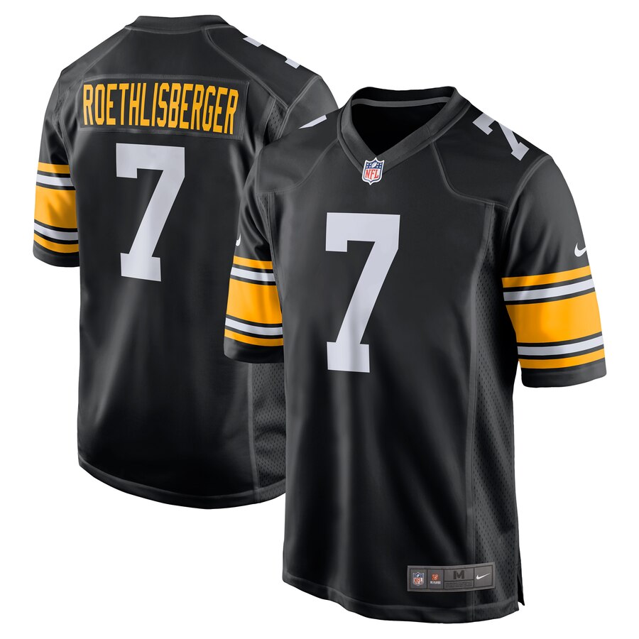 Ben Roethlisberger Pittsburgh Steelers Nike Alternate Game Jersey Black
