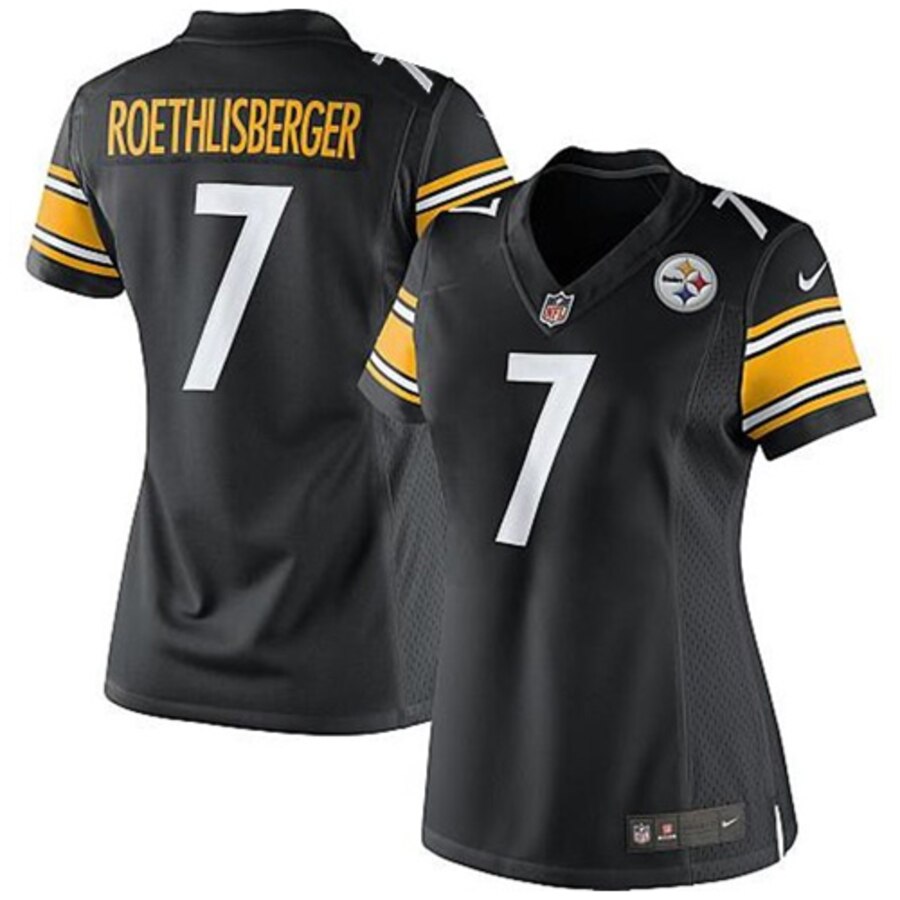 Ben Roethlisberger Pittsburgh Steelers Nike Girls Youth Game Jersey Black