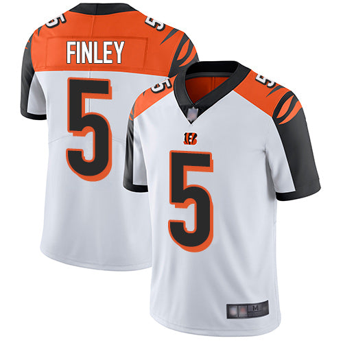 Bengals 5 Ryan Finley White Mens Stitched Football Vapor Untouchable Limited Jersey