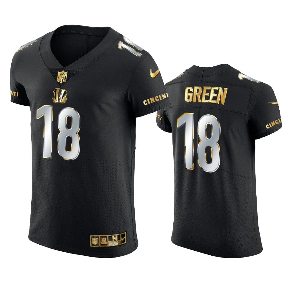 Bengals Aj Green Golden Edition Black Elite Jersey