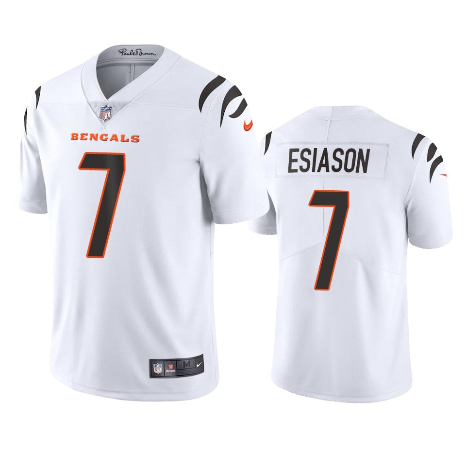 Bengals Boomer Esiason Vapor Limited White Jersey Mens
