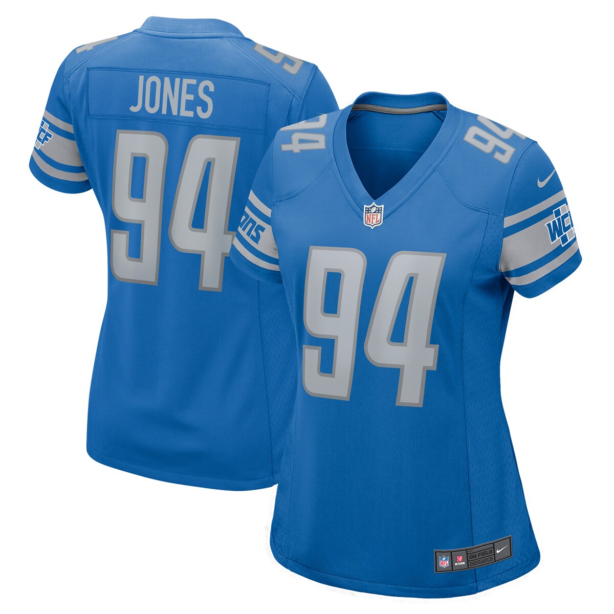 Benito Jones Detroit Lions Nike Womens Home Game Player Jersey Blue