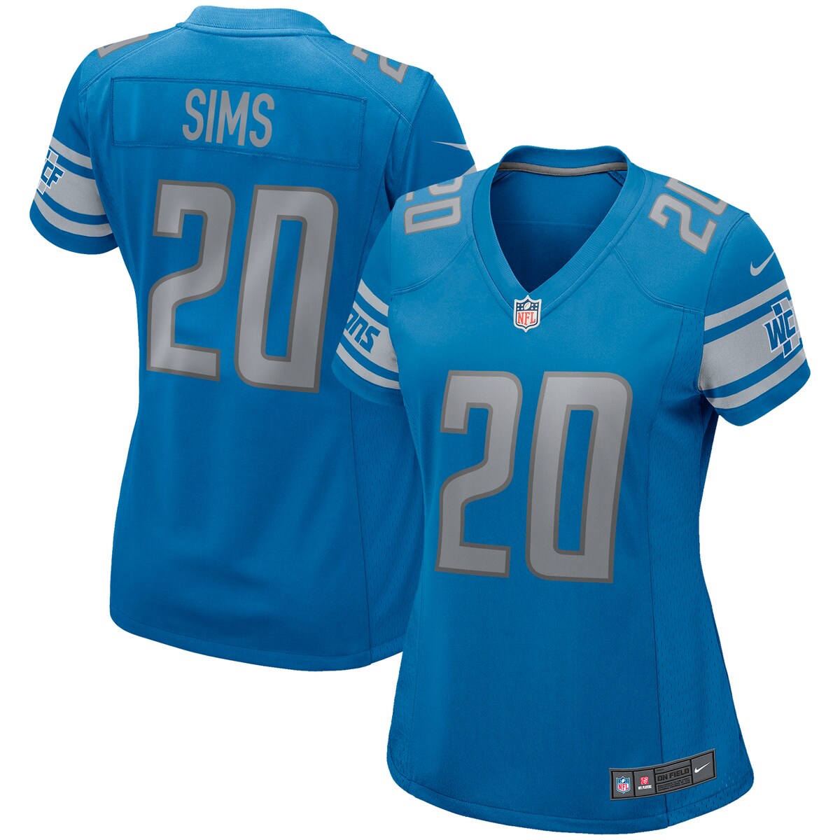 Billy Sims Detroit Lions Nike Womens Game Retired Player Jersey Blue